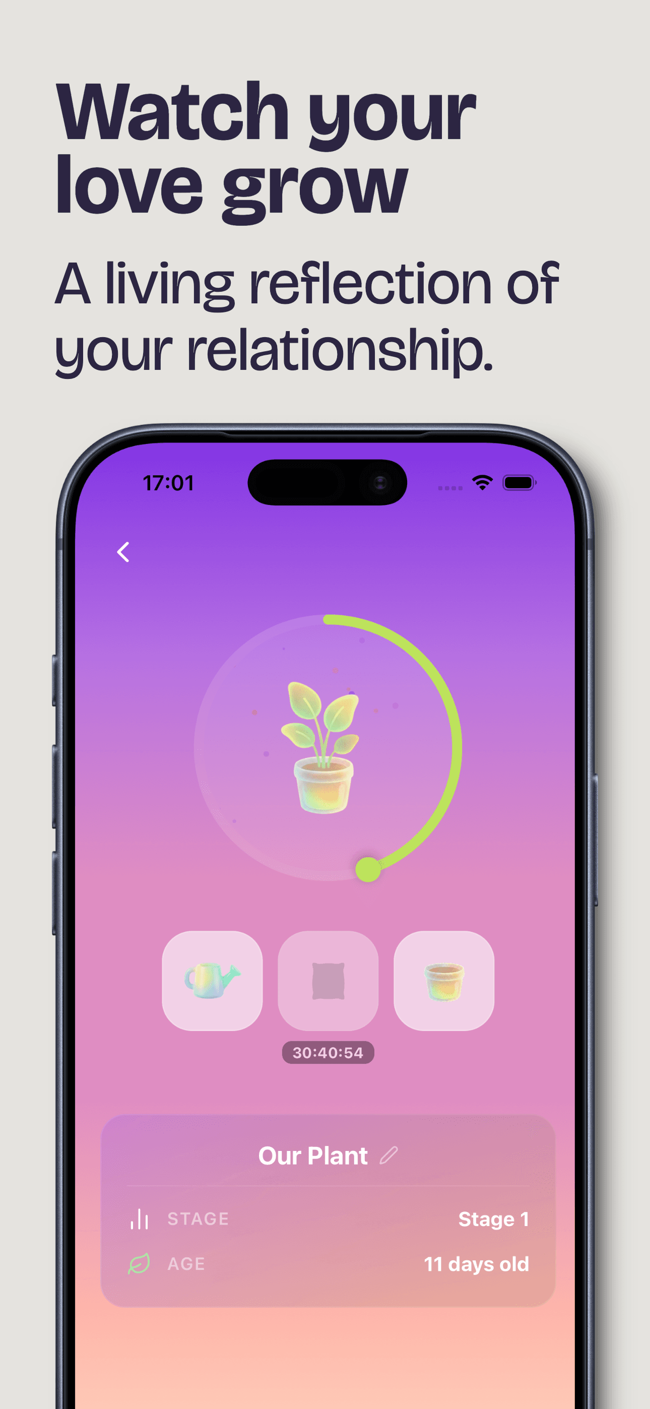 Welu virtual garden growing as couples complete daily check-ins together